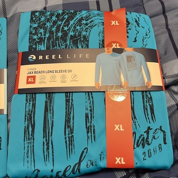 NWT Reel Life Jax Beach long sleeve UV - Picture 4 of 6